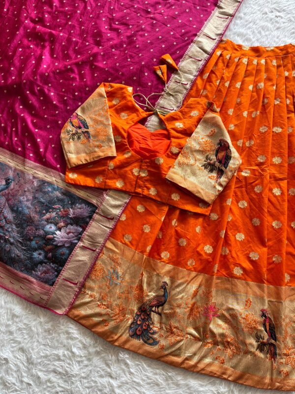 Orenge trendy lehenga - Image 3