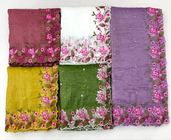 Premium crunchy silk sarees 107