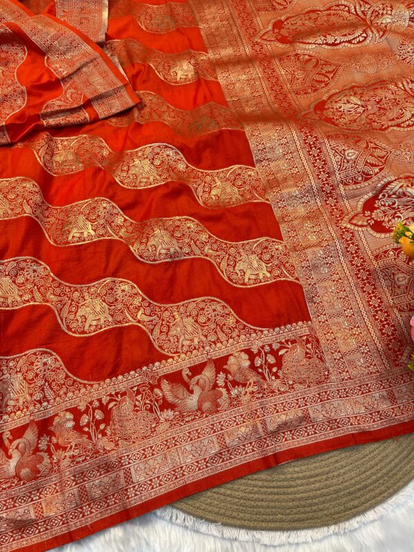 Banarasi kadi georgette sarees code 105 - Image 15