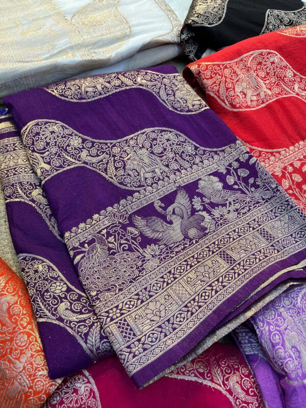 Banarasi kadi georgette sarees code 105 - Image 5