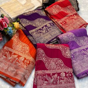Banarasi kadi georgette sarees code 105