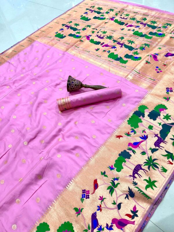 Exclusive vanavihari concept pithani sarees Hc777 - Image 7